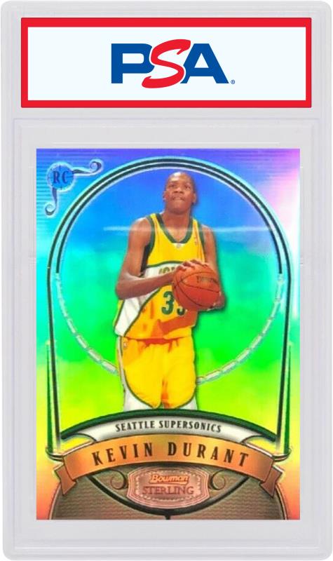 Kevin Durant 2007 Bowman Sterling Rookie Refractor /399 #KD